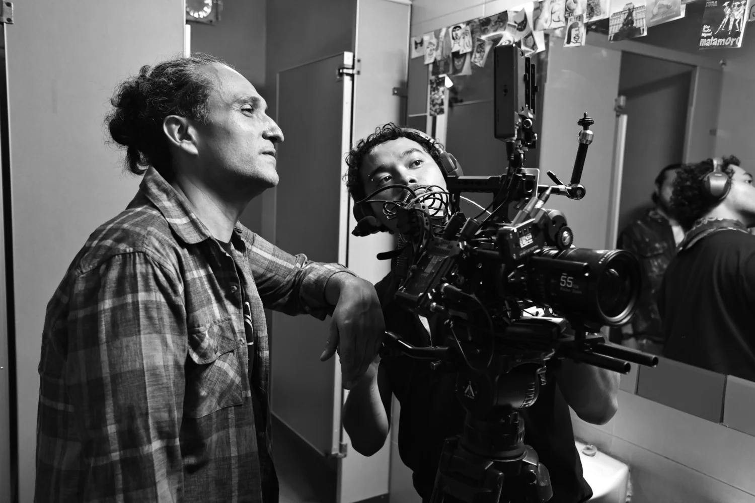 Fotografía de Enrique Cruz y su trabajo en rodaje